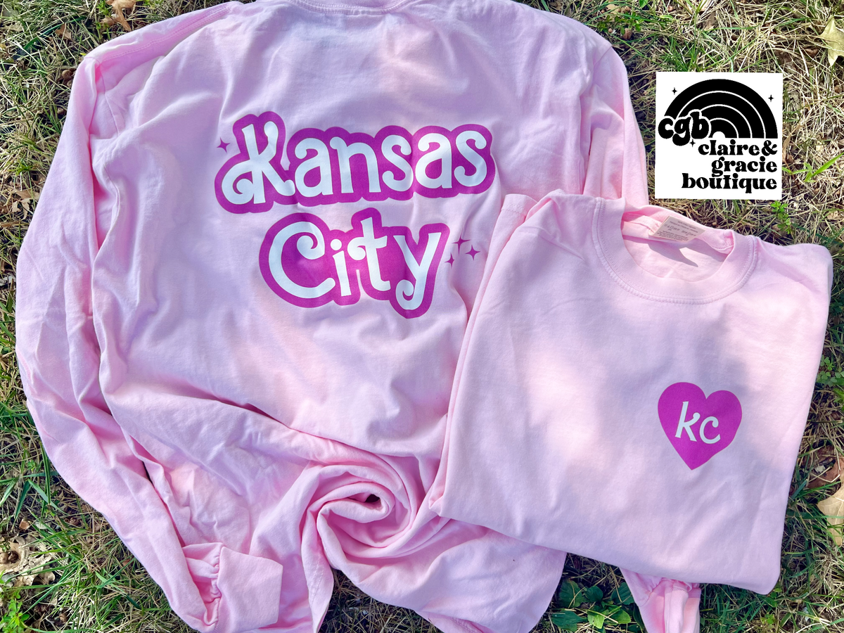 Kansas City Pink Long Sleeve Girly