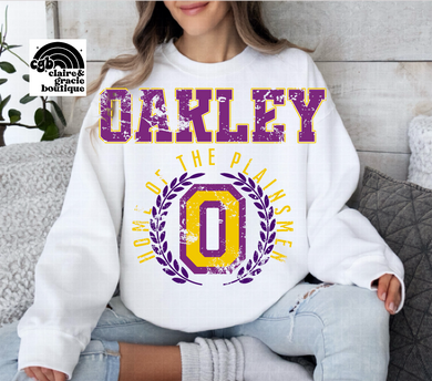 Oakley Plainsmen Chest Design | School Spirit