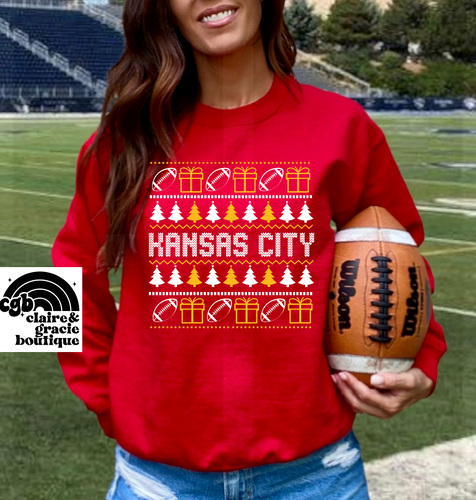 KC Ugly Sweater Red | Kansas City