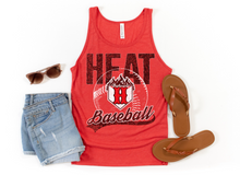 Heat Baseball Jersey Red tank top