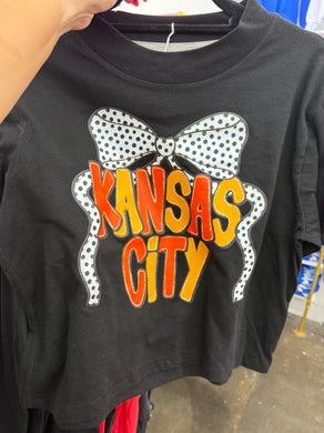 Kansas City Polka Dot Bow Boxy Tee |