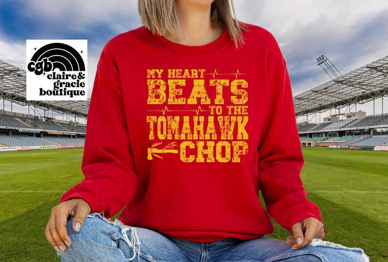 Tomahawk Chop  Kansas city chiefs – Claire and Gracie Boutique
