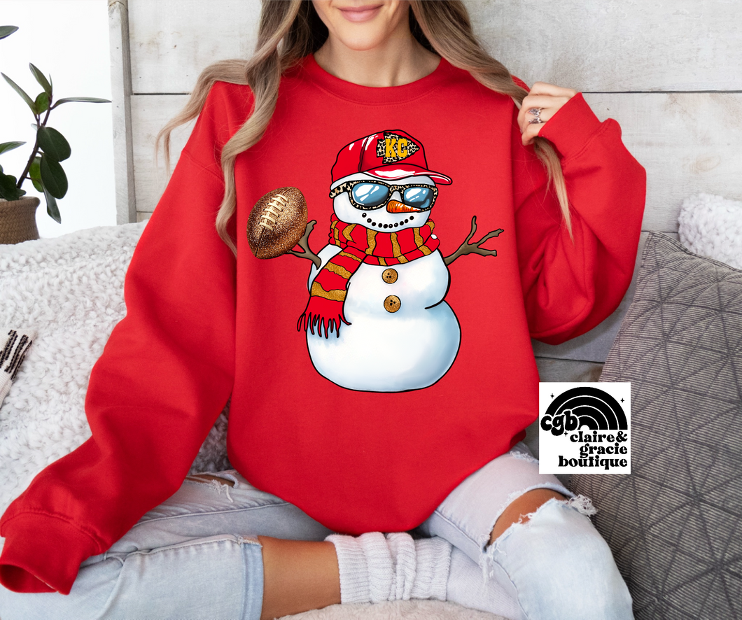 KC Snowman Sweatshirt | Kansas City | SWEATSHIRT