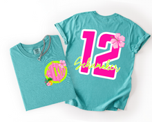 Wicked Softball Hawaiian Name/Number tee or tank