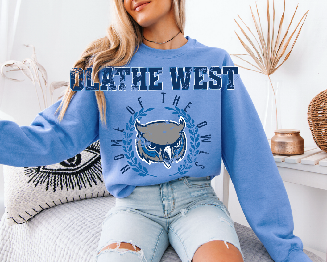 Olathe West Crest Sweartshirt