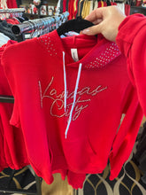 Kansas City bling rhinestone hoodie