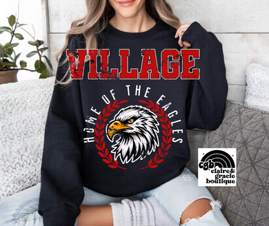Village Eagles Chest Design | School Spirit