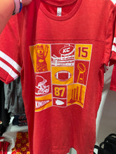 Kansas City Blocks Football Tee | Toddler Youth Adult | Unisex Sizing