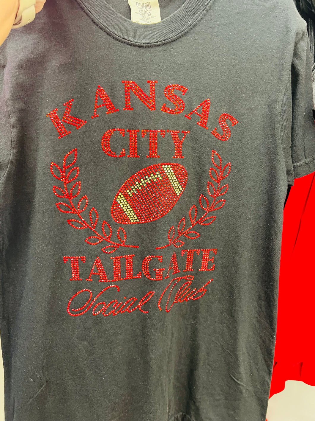 Kansas City Tailgate Social Club | Rhinestones Black | New 2024