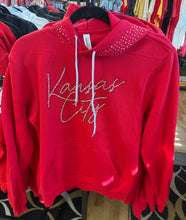Kansas City bling rhinestone hoodie