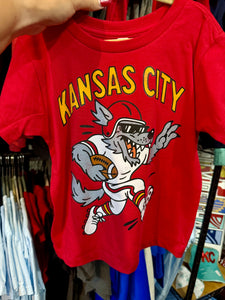 Kansas City Running Wolf Tee | Toddler Youth Adult