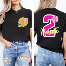 Wicked Softball Hawaiian Name/Number tee or tank