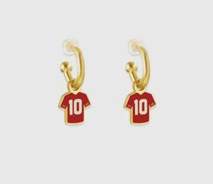 Kansas City 10 Huggie Hoop Earrings | chiefs