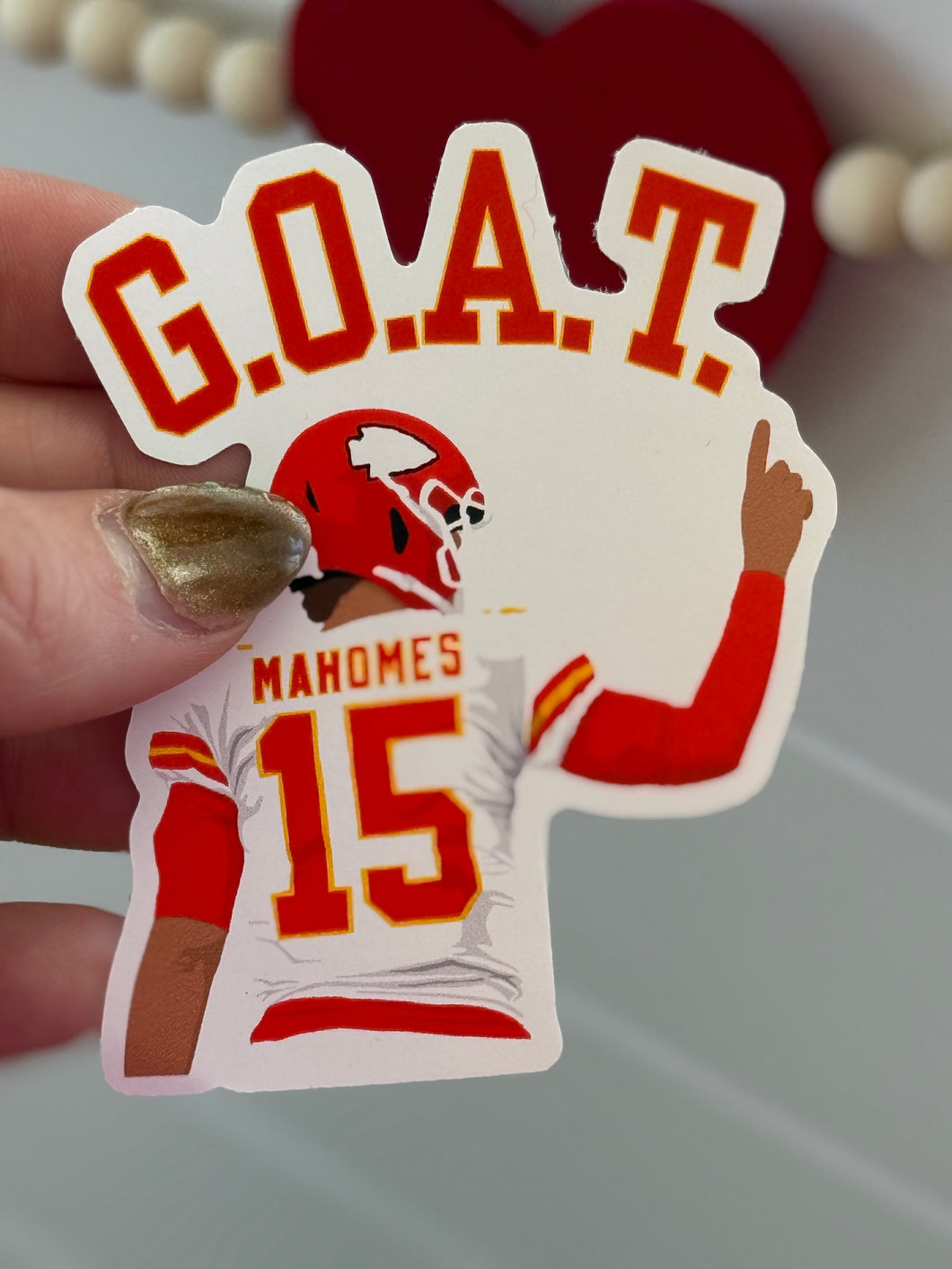 KC sticker GOAT