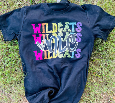 NLC Wildcats Colorful Tee/Sweatshirt | School Spirit