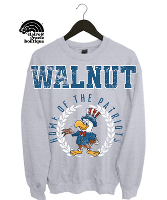 Walnut Patriots Chest Design | School Spirit