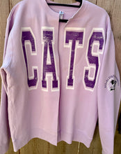 Cats Kansas State sleeve SPLIT CARDIGAN SWEATSHIRT | Kstate Wildcats