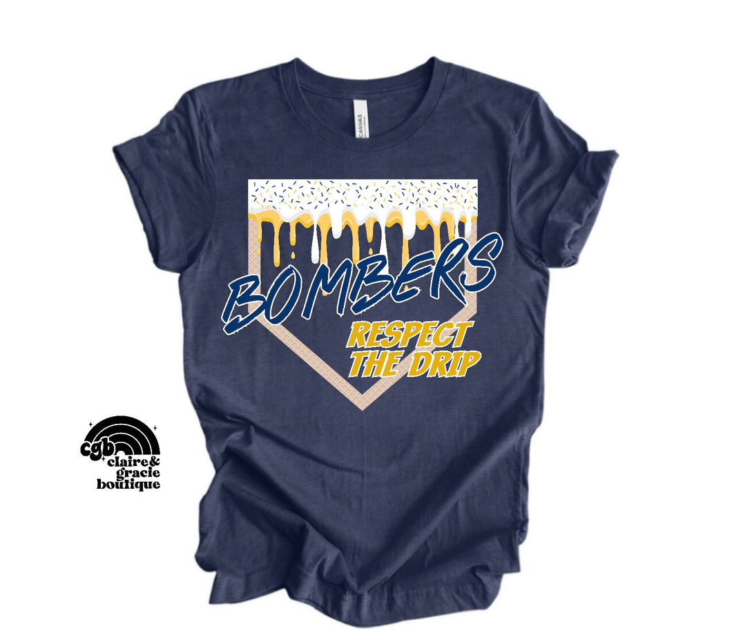 Bombers Baseball Respect the Drip |