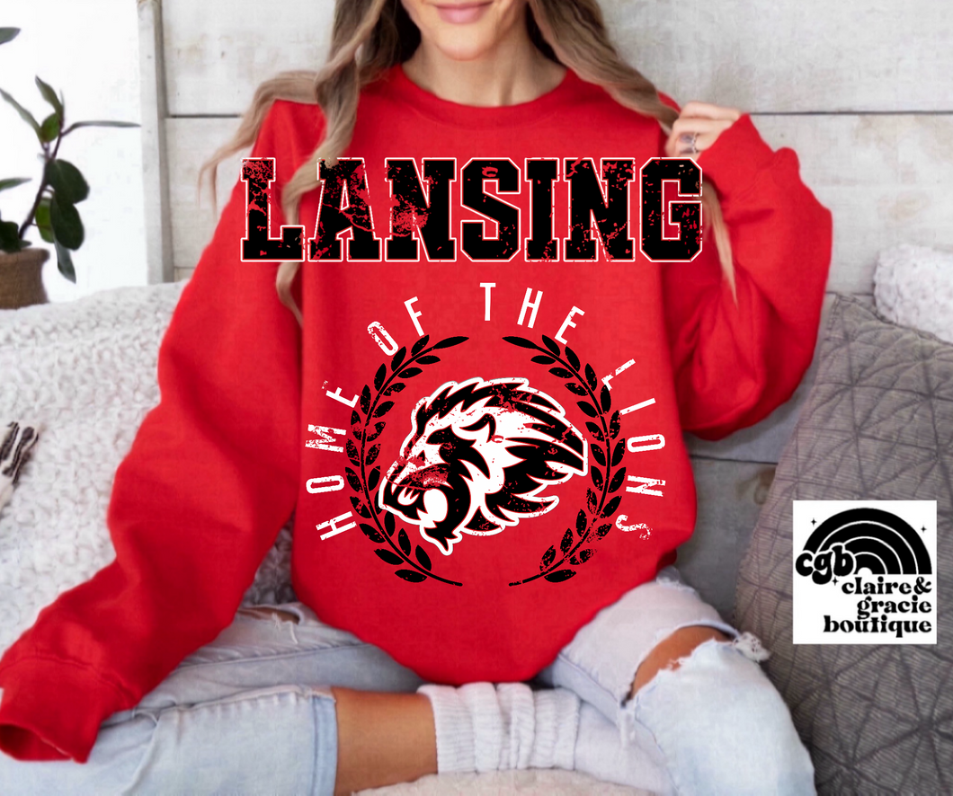 Lansing Lions Crest Sweatshirt |