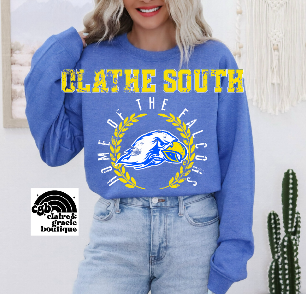 Olathe South Crest Sweatshirt
