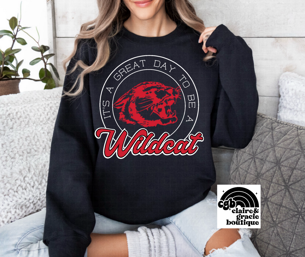 It’s a great day to be a Wildcat Tee Sweatshirt | BLACK | Burlington