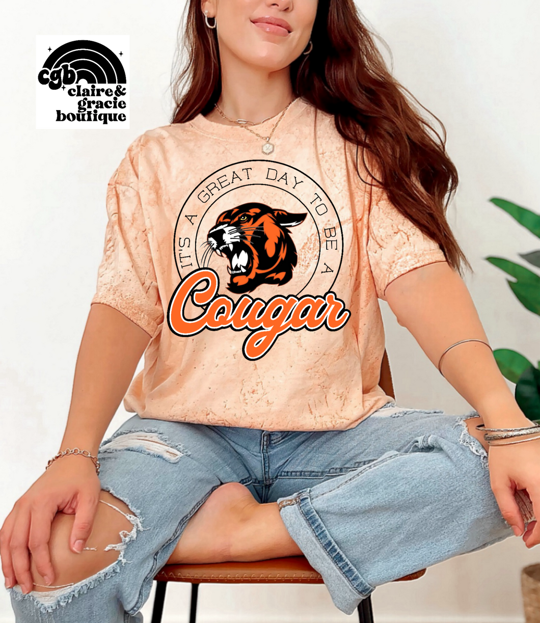 SMNW Cougars Tee or Sweatshirt | Colorblast Orange