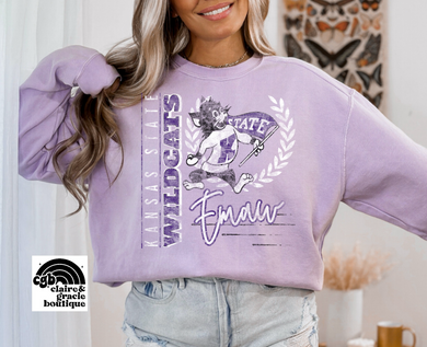 Kansas State Wildcats Tee or Sweatshirt Crest | Kstate