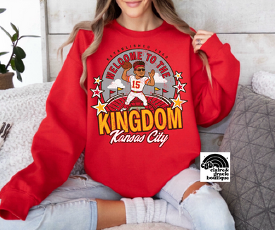 KC Mahomes Tee or Sweatshirt | RED