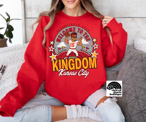 KC Mahomes Tee or Sweatshirt | RED