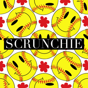 Softball Scrunchie