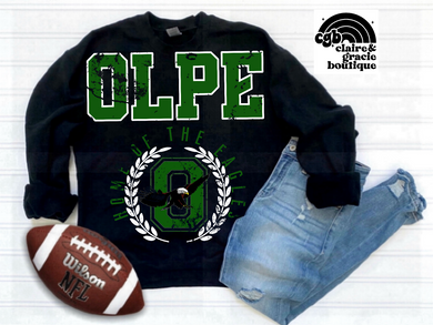 Olpe Eagles Chest Design | School Spirit