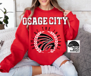 Osage City Indians Chest Design | School Spirit