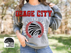 Osage City Indians Chest Design | School Spirit