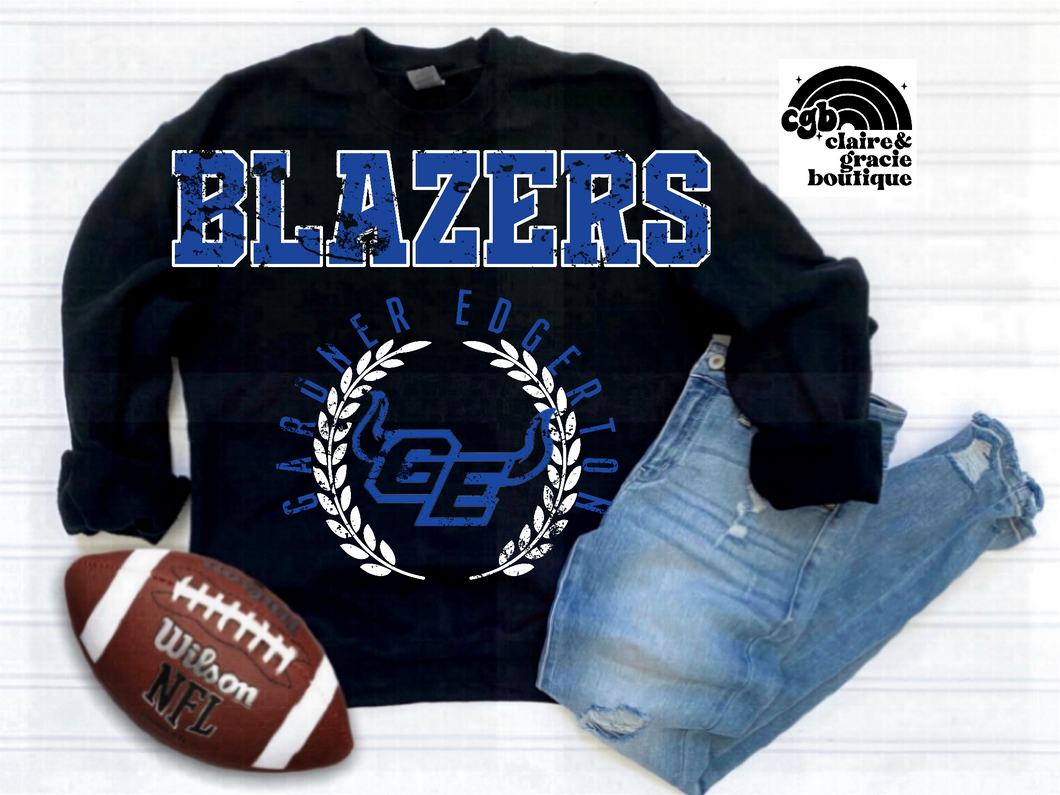 Gardner Edgerton Blazers Chest Design | School Spirit