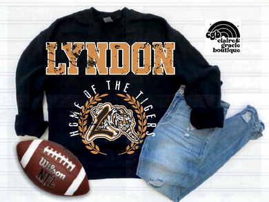 Lyndon Tigers Chest Design | School Spirit