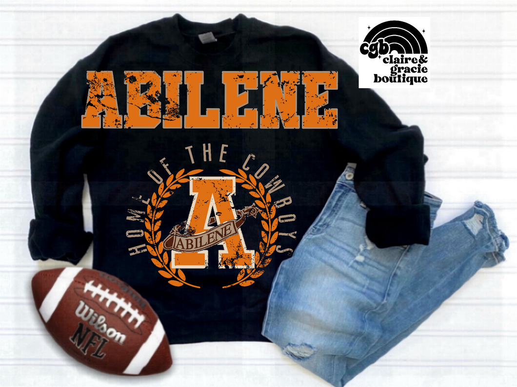 Abilene Cowboys Chest Design | School Spirit