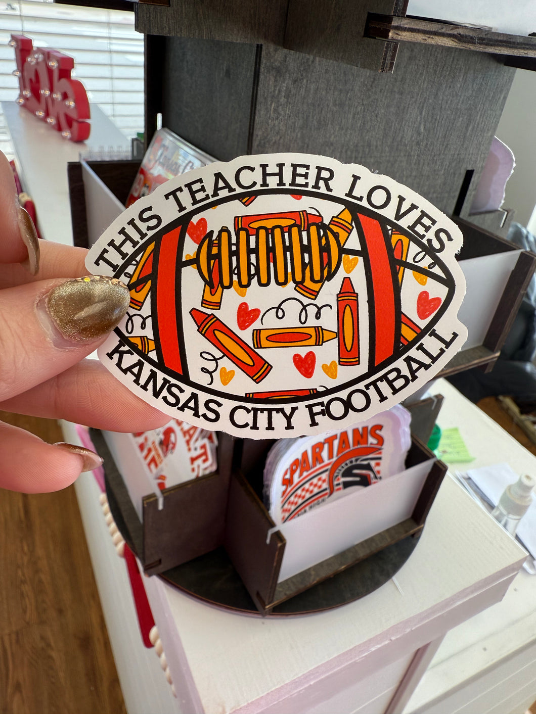 KC sticker teacher