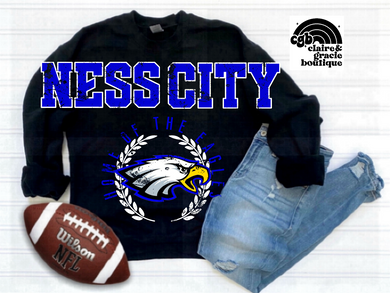 Ness City Eagles Chest Design | School Spirit