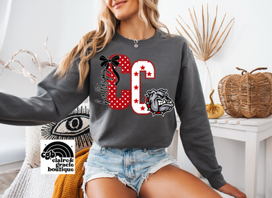 CC Bulldogs Preppy | Black/Red |
