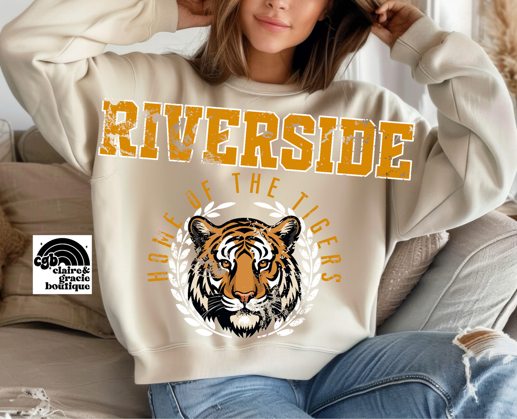 Riverside Tigers Chest Design | School Spirit