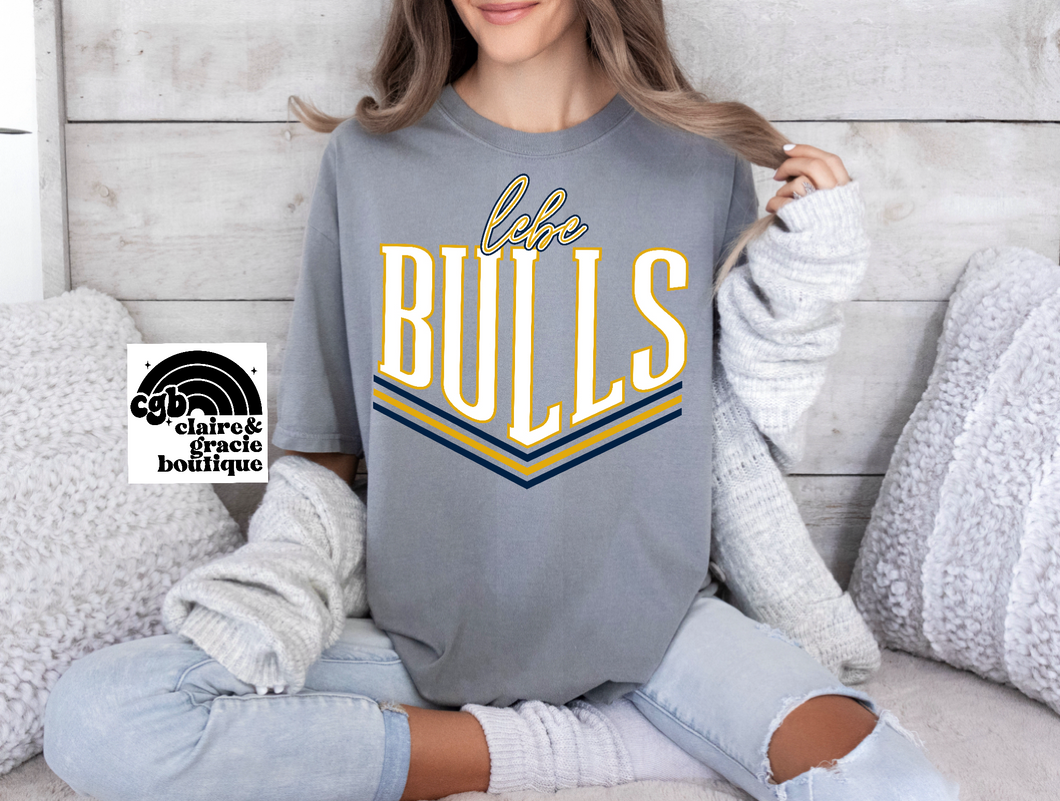 LCBC Bulls Baseball Vintage Tee |