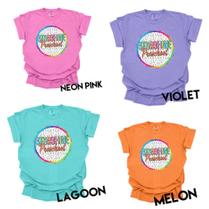 Starshine Preschool Colorful Custom School Tee | BRIGHT