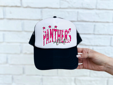 Panthers Softball Black Trucker Hat