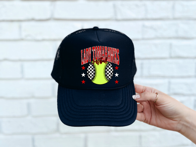 Lady Tomahawks Softball Black Trucker Hat