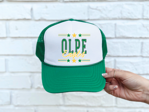 Olpe Eagles Green Trucker Hat