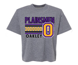 Oakley Plainsmen Checkered | Boxy Tee or Regular Length