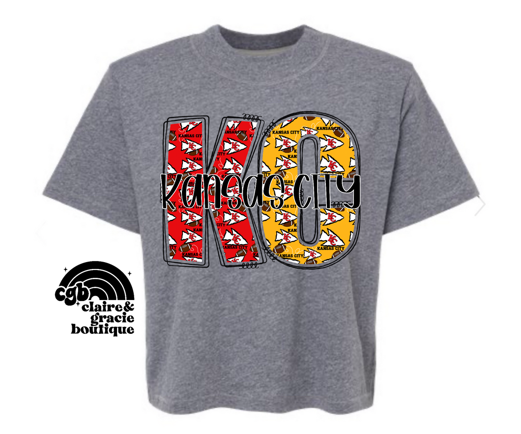 Kansas City arrowhead | Boxy Tee or Regular Length