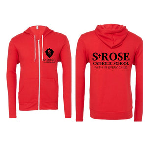 St Rose Catholic School Bella Zip Hoodie | Adult