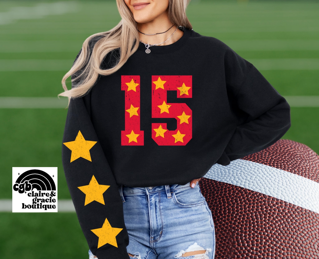 15 Stars Sweatshirt | Kansas City Black Sweatshirt