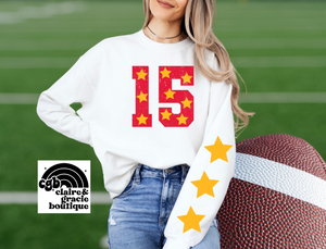 15 Stars Sweatshirt | Kansas City White Sweatshirt